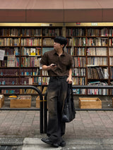 Frix snap western short-sleeved shirt