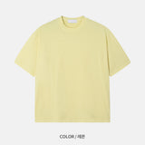 LMN サマーレイヤリングクロップラウンド半袖Tシャツ (11 colors)