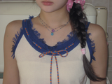 gleaming tiny star necklace [purple]