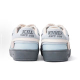 KILLWINNER Blue-gray ジャーマントレーニングシューズ,レトロ,スタイリッシュ,カジュアルシューズ,ユニセックススタイル