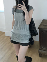 Hiki knitwear mini dress (one color)