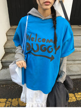 【即日発送】YWD ウェルカムTシャツ_ブルー (1color)