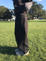 Bridge Roll-Up Raw Wide Pants (2c)