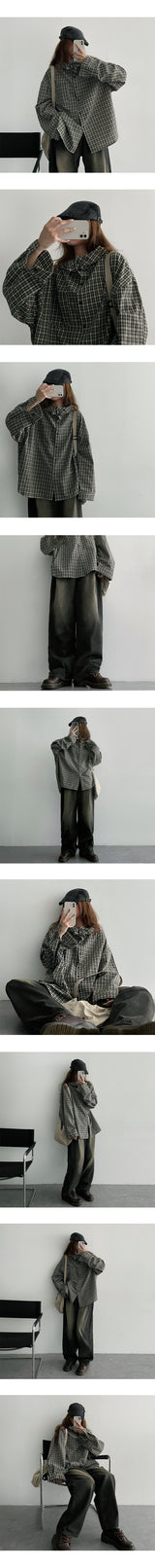 [2nd Length] [S-XL] Gidan one-tuck washed wide denim pants (4 colors)