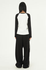 All day side snap track pants