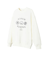 サークルフレンズスウェット -Ivory(UNISEX)