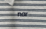 Cozy ストライプカラーTシャツ 231949406