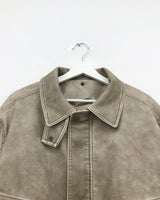 [MD Pick] Grunge Leather Mustang Jacket (2color)