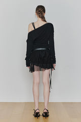 JENNIE BUTTONED TOP (SS ver.) black
