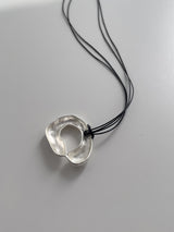 Climashell Drop Layered Necklace