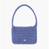 COTTON KNITTING BAG  (Blue)