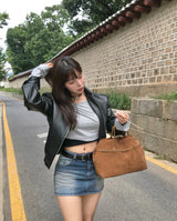 dump crack leather JK