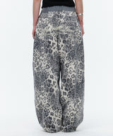 bd leopard pants (grey)