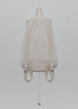Soft Fur Backpack_Ivory