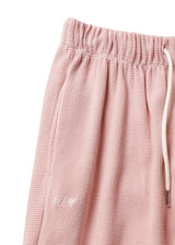 Waffle sweat pants_pink