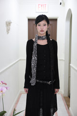Unbal shirring button T (3color)