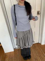 Rayuni Stripe Bootcut Banding Pants