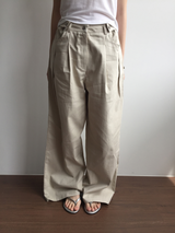 テッド ピンタック タブ パンツ (3color)