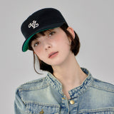 Leaf Chain VZ Monogram Pillbox Cap / Black