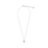 Silver 925 Soft Glow Cabochon Necklace
