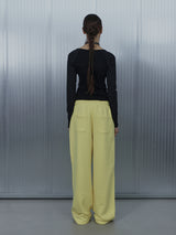 PUNK WAPPEN SWEATPANTS / YELLOW