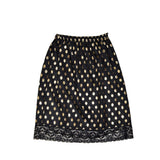 DOT SKIRT BLACK