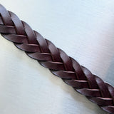 Minimal Braided Leather Belt