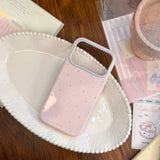 Y2K Color Block Polka Dot iPhone-Compatible Case