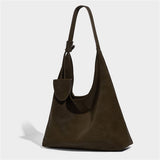 A/W フェイクレザーソフトトートショルダーバッグ