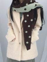 Hairy cream jacket