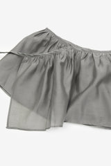 Nico shirring wrap skirt