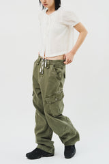 Fog Dyeing Cargo Pants (3color)