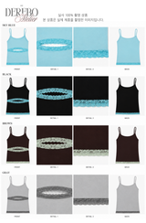 Edge Open Lace Sleeveless Top