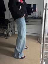Awesome Super Long Wide Denim Pants (5color)
