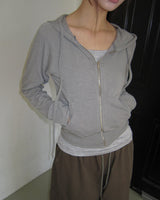 Duan Soft Wool Hoodie Zip-Up