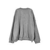 triple appliqué sweatshirt