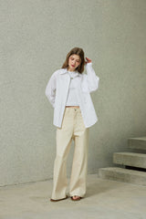NOAH WIDE PANTS / BEIGE