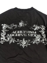 KMC_ACHLYS ARCHIVE | マーティブラックウォッシュドTシャツ
