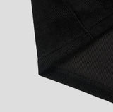 クロススタッズ リブ 半袖Tシャツ