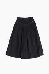 Fab Button Flare Long Skirt