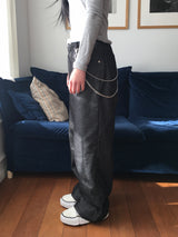 リブノンフェードストレートパンツ (2c)
