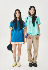 slogan t-shirt overfit / mint