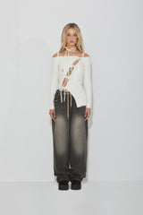 SLOT CARDIGAN
