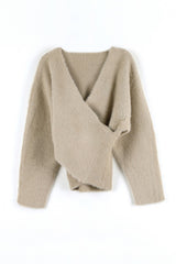 Fluffy Angora Wrap Knit