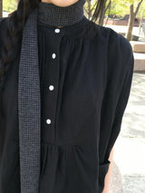 モリピンタックリネンブラウスシャツ (2c)