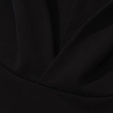 KIRSH ワーディングロゴルーズフィットフーディ【ブラック】