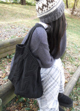knit shoulder bag