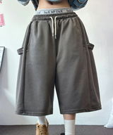 スナップオーバーベーシックバミューダパンツ 🩵💕🧸🤎8COLOR
