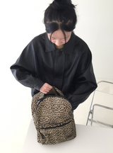 バタレオパードコットンバックパック