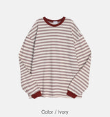 No.1196 MS ストライプルーズTシャツ(3color)